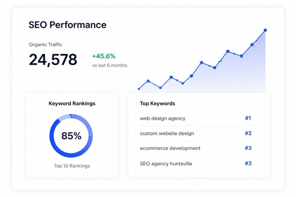 SEO Performance Devela Web Huntsville AL